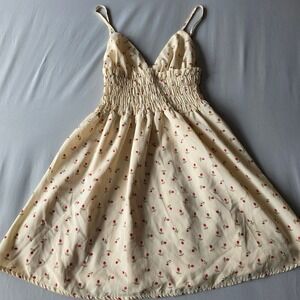 Princess Polly Roza Floral Mini Dress Sleeveless Smocked Sundress Size 2‎
